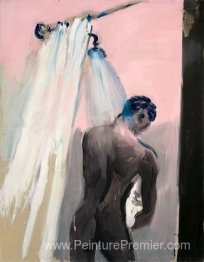 Mann à Dusche