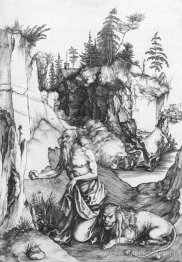 St Jerome pénitent dans le désert