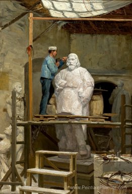 L'atelier du sculpteur Simões de Almeida