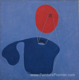 Tête rouge, corps bleu