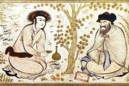 Jeunes princiers et derviche (attribués)