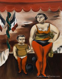 Femme et enfant forte