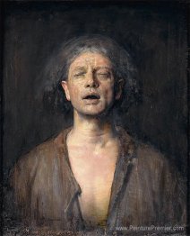 Autoportrait avec les yeux fermés