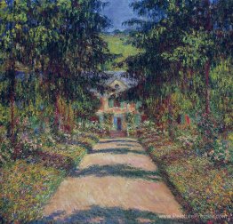 Pathway dans le jardin de Monet à Giverny