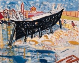 Schiff bei Palestrina