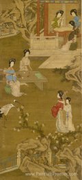 Faire la robe de la mariée (copie anonyme après Tang Yin)