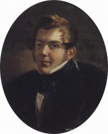 Portrait d'un architecte M.O. Lopyrevskiy