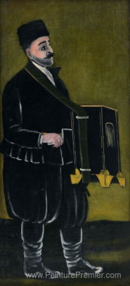 Joueur d'orgue en fût