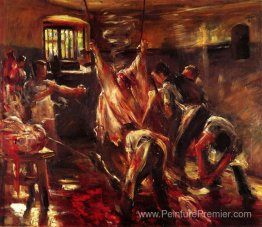 Dans l'abattoir
