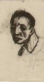 Tête d'un homme,