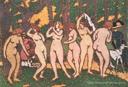 Nudes dans le parc