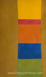 Colonne de couleur sur le daim