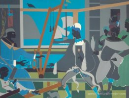 Le retour d'Ulysse (hommage à Pintoricchio et au Bénin)