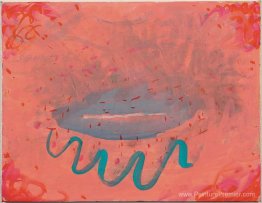 Sans titre (lèvres avec turquoise)