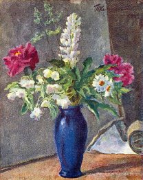 Vase bleu