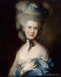 Une femme en bleu (portrait de la duchesse de Beaufort)