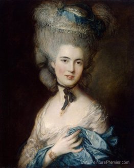 Une femme en bleu (portrait de la duchesse de Beaufort)