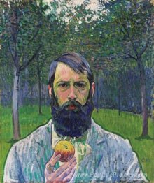 Autoportrait avec pomme