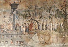 Les carmélites et le roi St. Louis en 1248