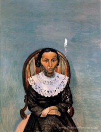 Portrait d'une jeune fille en noir