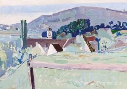 Landschaft mit Kloster Fahr, Unterengstringen