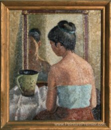 Sans titre - femme devant le miroir