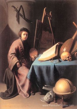 Artiste dans son studio