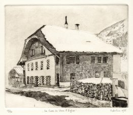 La maison de l'église paroissiale à Vers-l'Eglis - à Canton Vaud