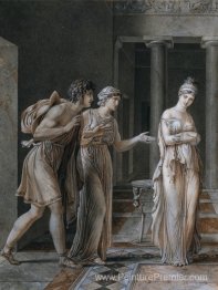La réunion d'Orestes et Hermione