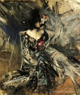 Danseuse espagnole au Moulin Rouge