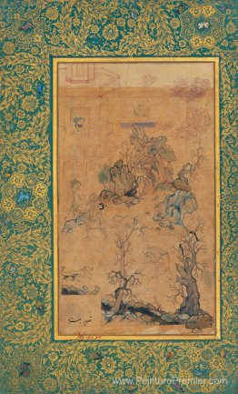 Une ligne de Moraqqa’-e Golshan P.147