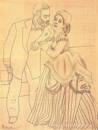 Conjoints Sisley après la «fiancée» par Auguste Renoir