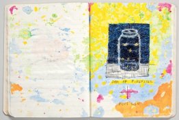 Sans titre (cahier de composition) (détail)