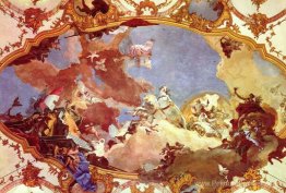Apollo mène Frederick Barbarossa Beatrix de Burgogne