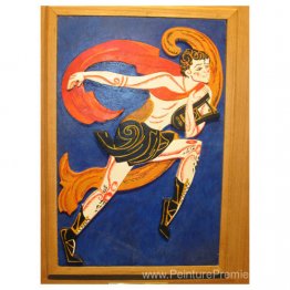 Conception de costumes pour les Bacchae de Drame "Famira Kifared