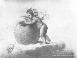 Putto avec un globe