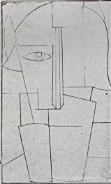 Esquisse pour un portrait d'Ivan Klyun