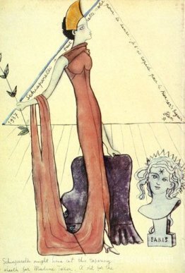 Robe Elsa Schiaparelli dans le bazar de Harper