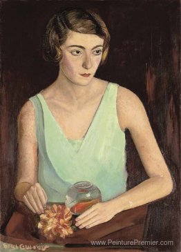 Femme en robe verte Femme en robe verte