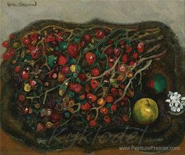 Nature morte avec des baies et des pommes Nature morte avec des baies et des pommes