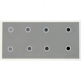 Disques encerclants avec une séquence gris gris à noir Disques encerclants avec une séquence gris gris à noir