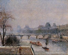 Le Louvre, le matin, l'effet de neige Le Louvre, le matin, l'effet de neige