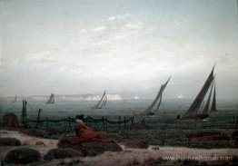 Femme sur la plage de Ruegen Femme sur la plage de Ruegen