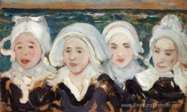 Quatre femmes breton au bord de la mer Quatre femmes breton au bord de la mer