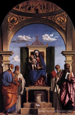 Madonna et l'enfant intronisés avec les saints Madonna et l'enfant intronisés avec les saints