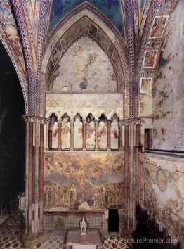 Vue des fresques dans le transept gauche Vue des fresques dans le transept gauche