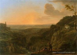 Une vue de la campagna romain de Tivoli Une vue de la campagna romain de Tivoli