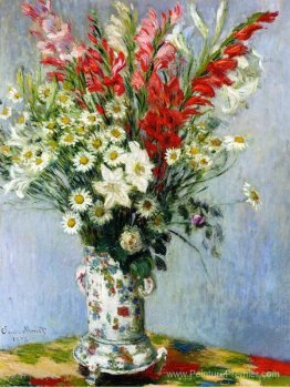 Bouquet de gadiolas, lys et dasies Bouquet de gadiolas, lys et dasies