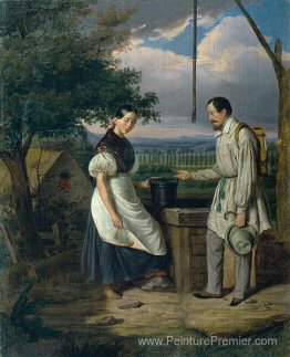 Scène à une fontaine Scène à une fontaine