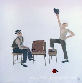 Les joueurs backgammon Les joueurs backgammon